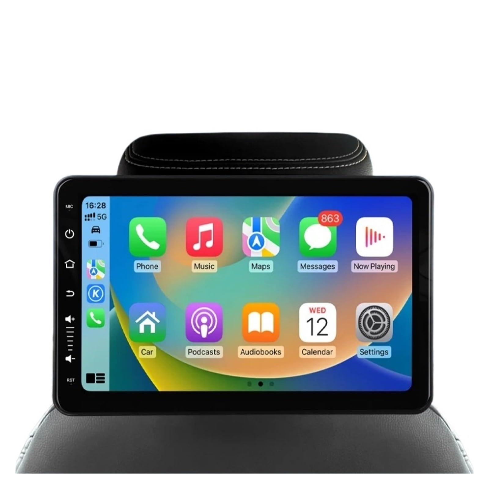 Lettore Dvd per Auto Monitor for Poggiatesta for Auto, Schermi for Tablet, Wireless, for Sedili Posteriori, Lettore Video TV FM Bluetooth HD Touch 4G WiFi(1PCS (4G Version))