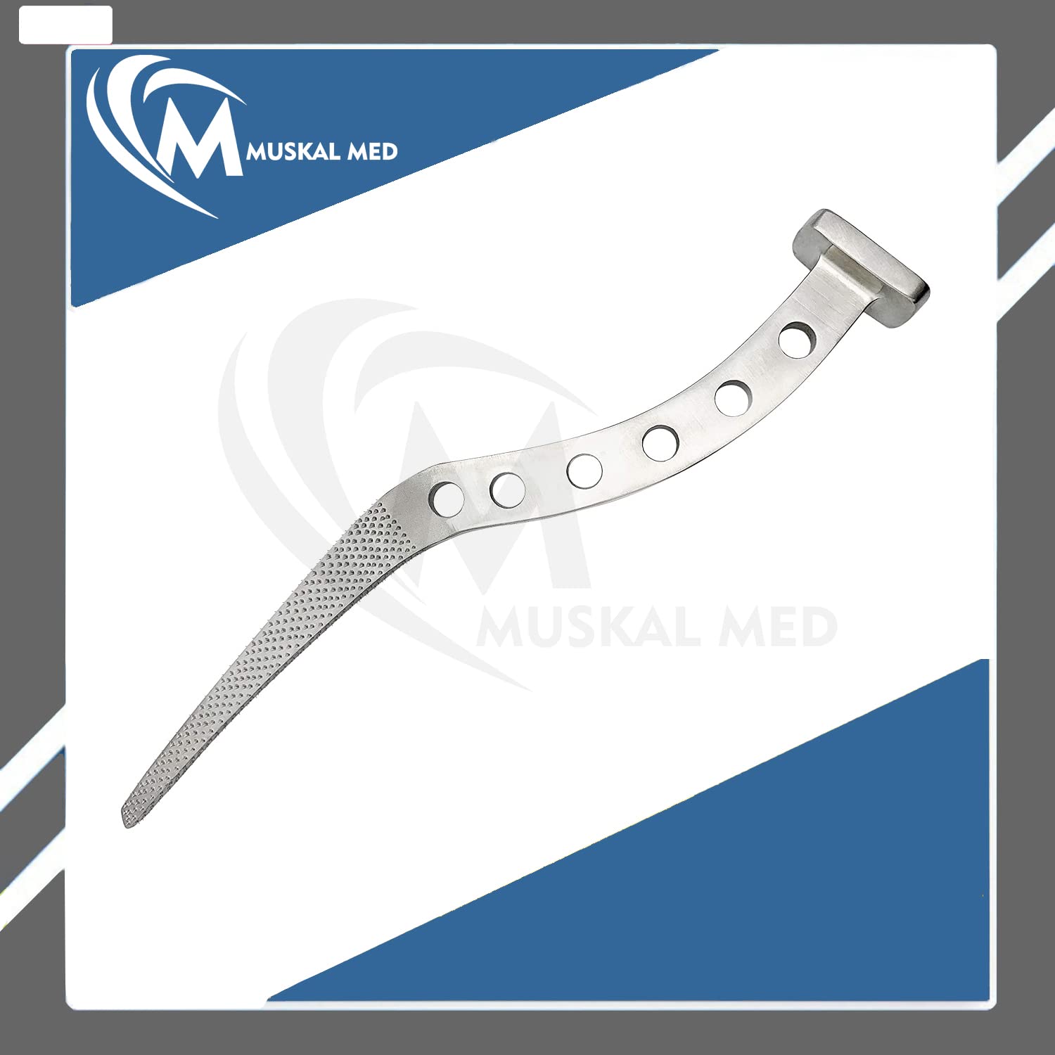 MuskalMed Thompson Rasp Bone 30 cm Orthopedics Surgical Instruments