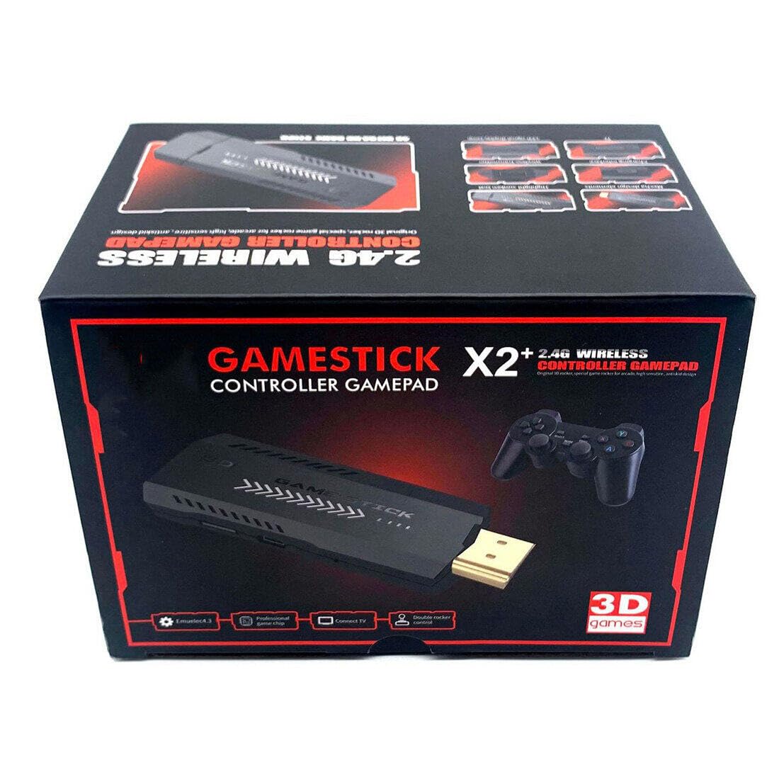 M10 X2PLUS Contrôleur Retro Game 4K 64G HD 2.4G P3 Sans Fil 30 000 Jeux Émulateurs Arcade Portables Console TV