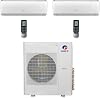 Gree 42,000 BTU Multi21+ Dual-Zone Wall Mount Mini Split Air Conditioner Heat Pump 208/230V SEER 21 (9-9)