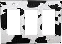 Vista 72 de Placa de interruptor de luz con estampado de leopardo de 1 banda, placa de pared basculante individual, placa decorativa eléctrica GFCI