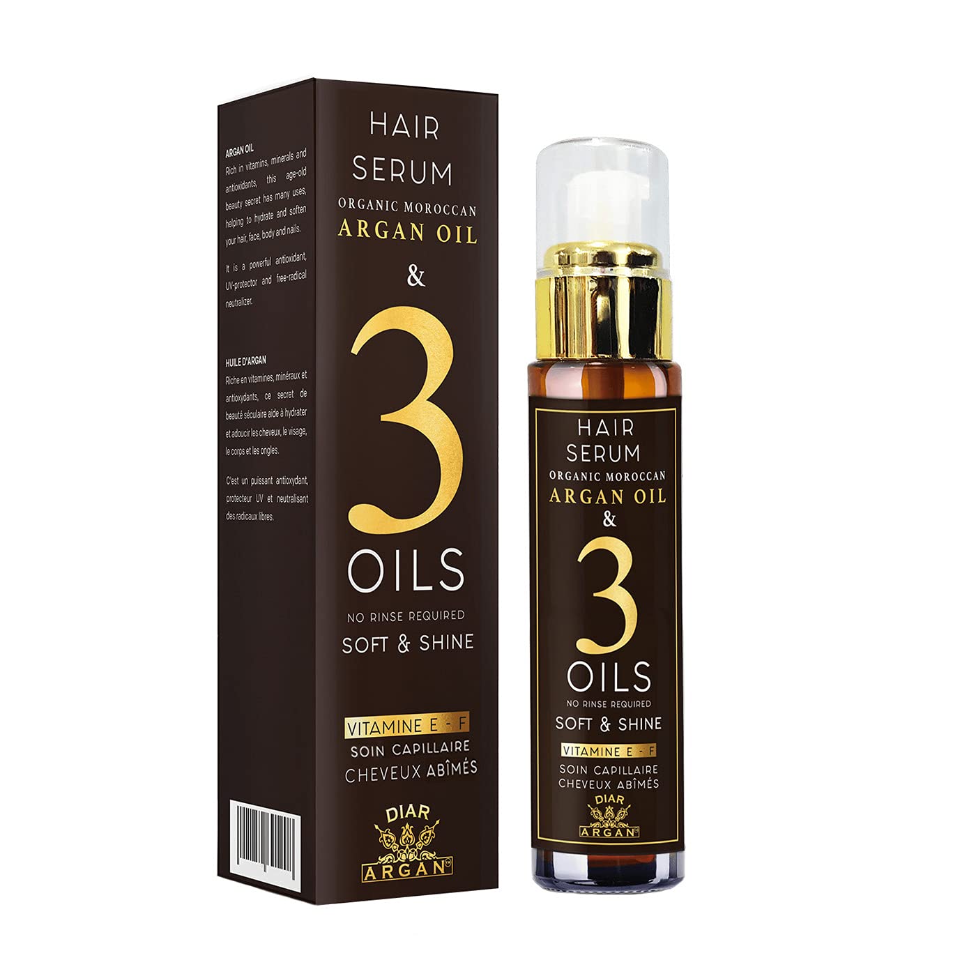 Hair SERUM 3 Oils, 50 ml (Lot de 1)