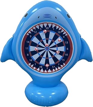 Inflatable Shark Dart Board Shark Pool