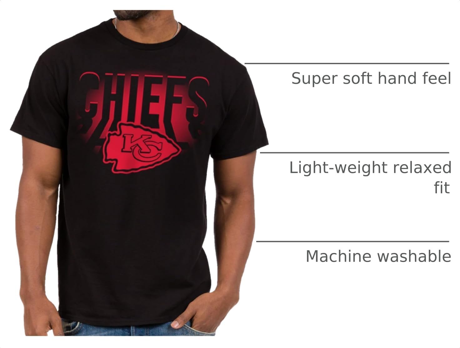 Junk Food Clothing x NFL - Team Spotlight - Short Sleeve Fan Shirt for Men and Women - Officially Licensed NFL Apparel image 4
