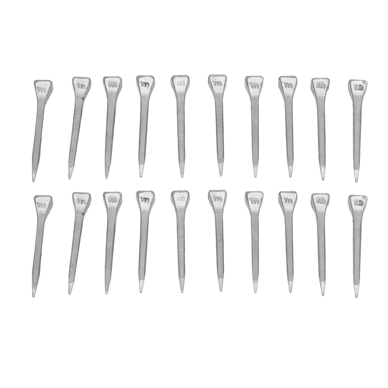 Clavos de herradura de acero de alta resistencia a la tracción, 250 piezas, elaborados con precisión para clavar herraduras de aleación de aluminio, duraderos y de larga duración (Oh)