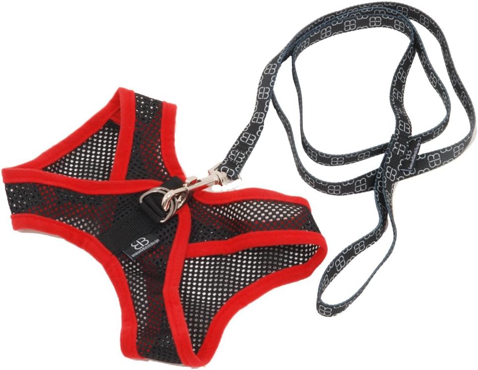 PetEgo Airness Mesh Harness and Dog Leash Set Comfortable Lightweight No Pull Harness for Training Walking Running your Medium/Small Dog…