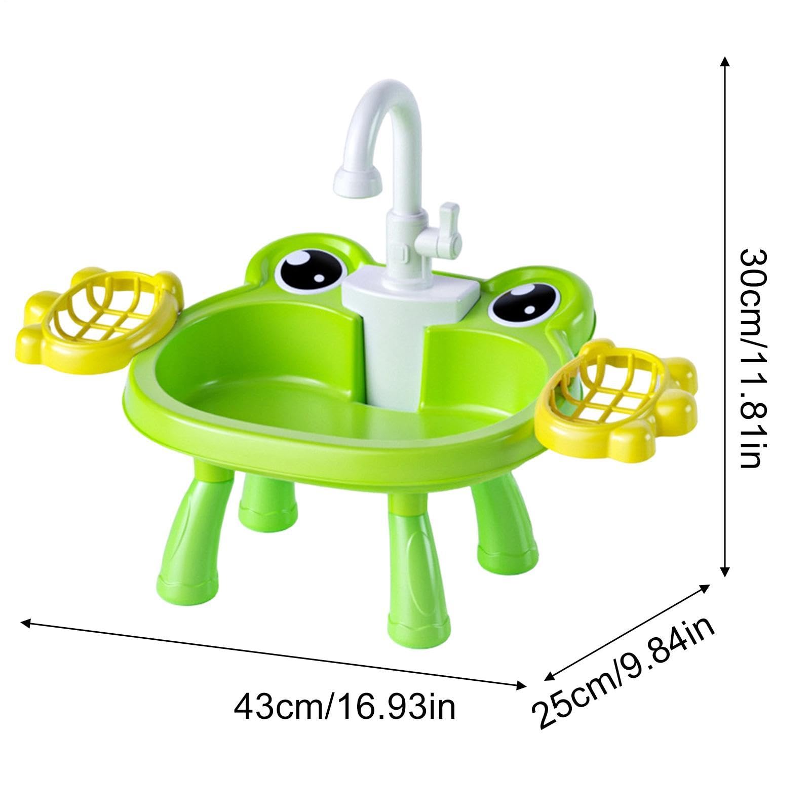 Lavello Giocattolo per Bambini | Rubinetto Elettrico Interattivo Educativo - Giocattolo Per Bambini Con Acqua Corrente - Per Esterno Casa Soggiorno Giardino Balcone Cortile Feste Compleanno E Natale