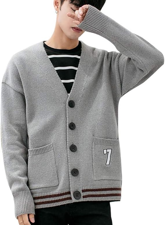 Amazon カーディガン メンズ セーター 長袖 ニット服 ジャケット風 秋冬服 ケーブル編み 韓国 暖かい 無地 ゆったり カジュアル おしゃれ 男の子 学生 コート用 トップス ファッション M 3xl カーディガン 通販