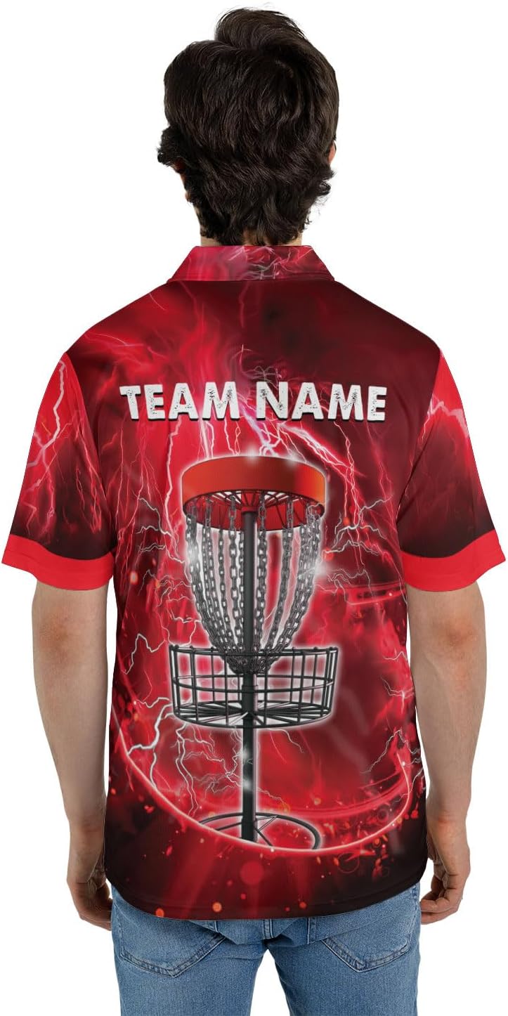 Royal Fight Personalized Polo Shirt - 3D Disc Golf Jerseys for Men & Teams S-5XL - Perfect Disc Golf Gifts