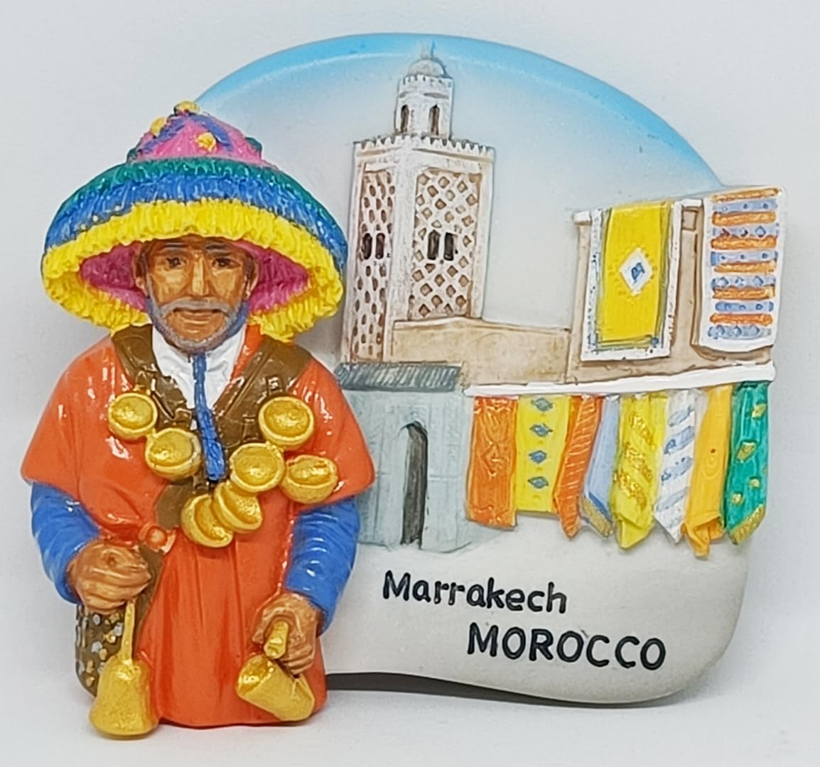 Marrakech Water Seller Fridge Magnet