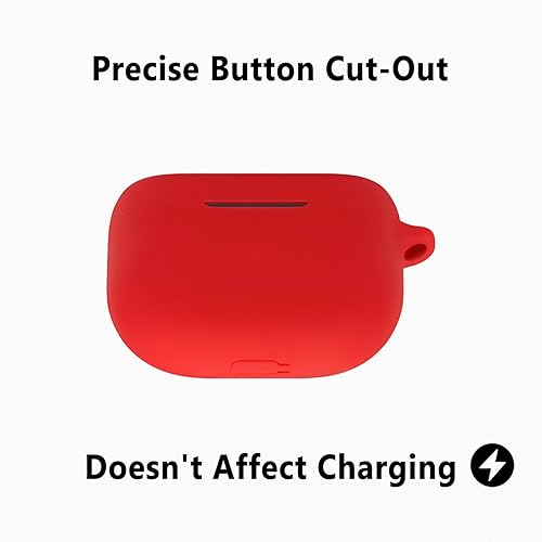 Vista 21 de Geiomoo Funda de silicona para Jabra Elite 8 Active, Jabra Elite 8 Active Gen 2, Jabra Elite 10, Jabra Elite 10 Gen 2, funda protectora con Negro