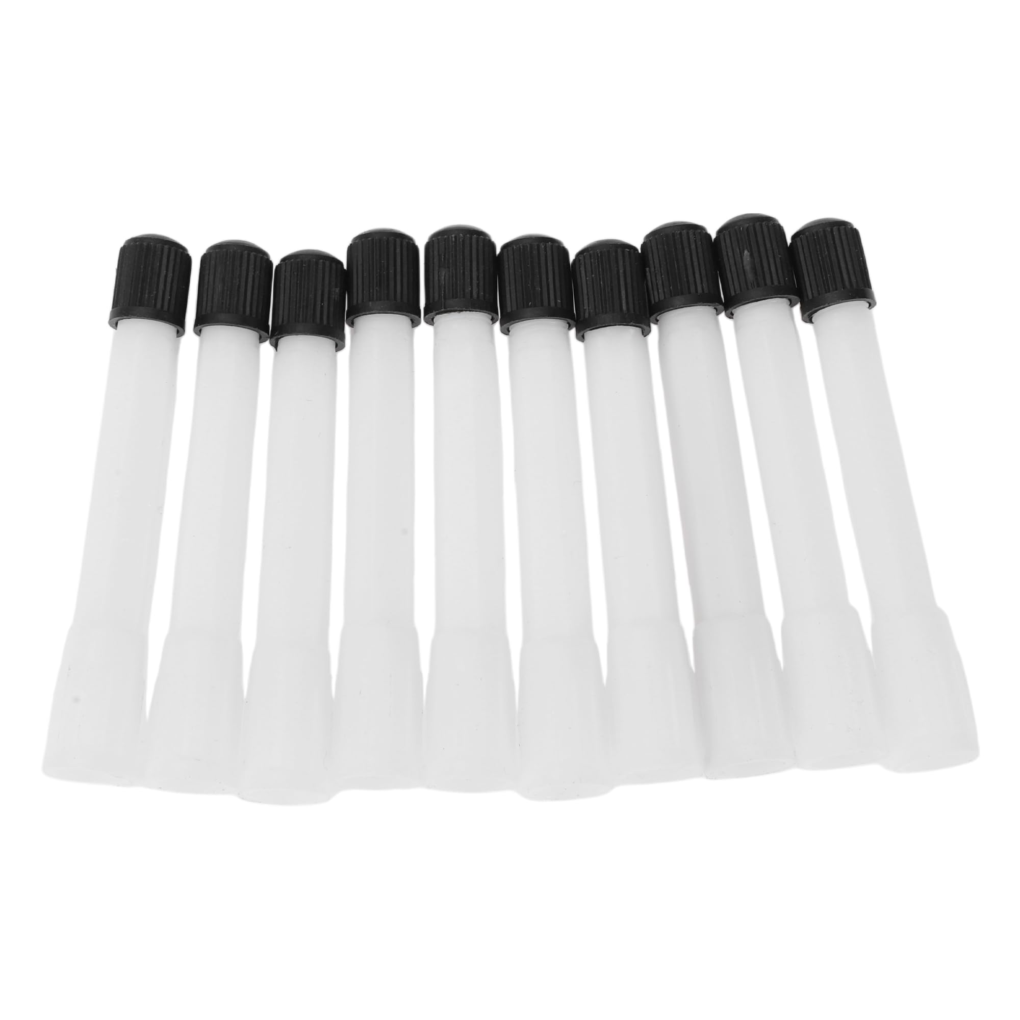 10pcs 70mm Tire Valve Extension Universal Plastic 180 Degree Tyre Valve Inflation Adapter for Car Motorcycle RV Truck Bike