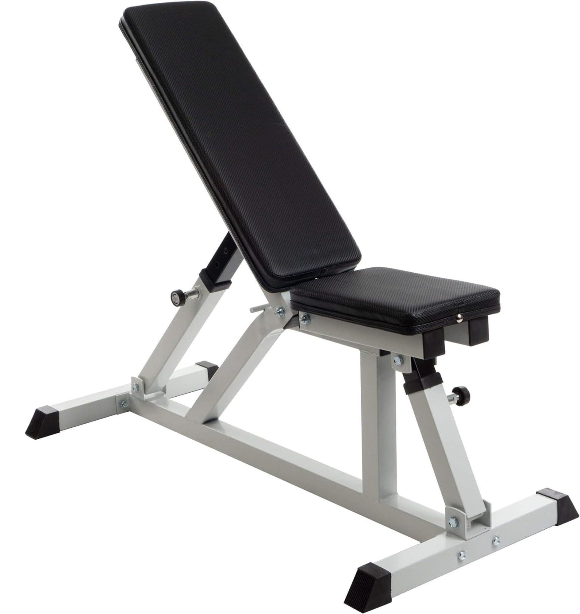 ScSPORTS® Banc de Musculation Réglable - Siège et Dossier Flexibles, Multifonctionnel, Acier, Charge Max 200 kg - Banc de Fitness, Exercice à Domicile
