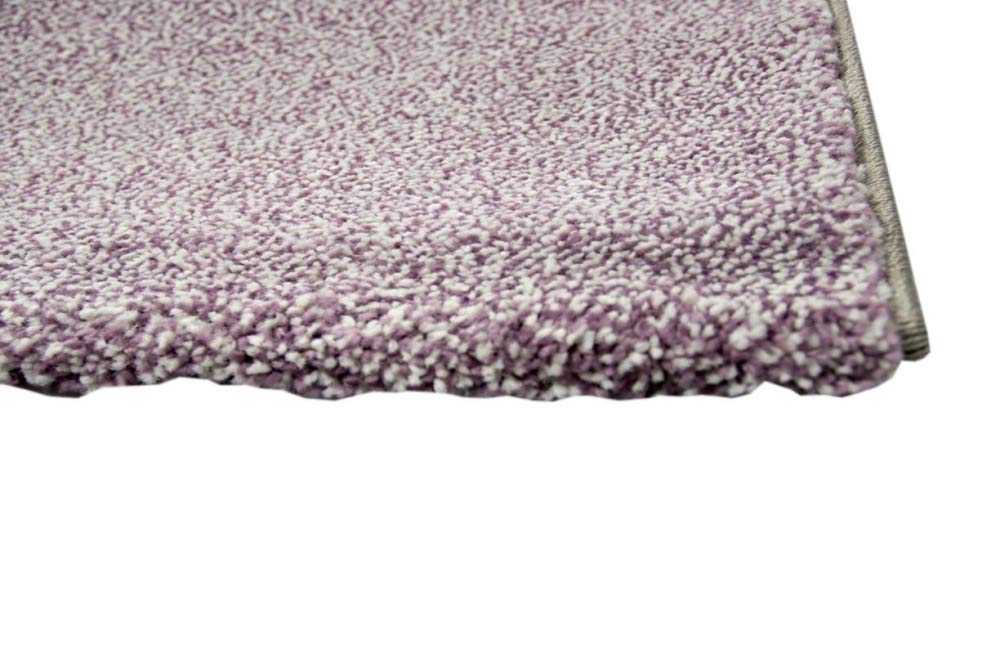 CARPETIA Teppich modern Kurzflor Teppich Karo Pastell lila beige Creme braun Größe 200 x 290 cm