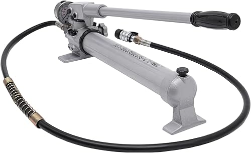 Miniatura 9 de CP-180 Gato de cilindro hidráulico de 2 velocidades - Capacidad 10T, bomba manual operada a mano con paquete de potencia y acoplador