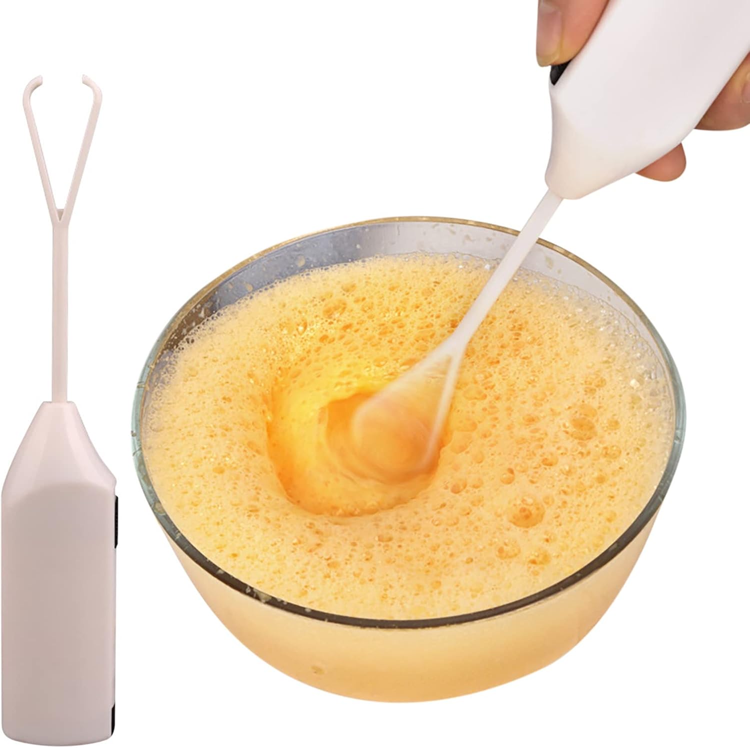 Amazon.co.jp [Tallomp] ミルク泡立て器 小型 軽量 離乳食 食器 ホイップ 泡立て器 電動 電動ミキサー ハンド