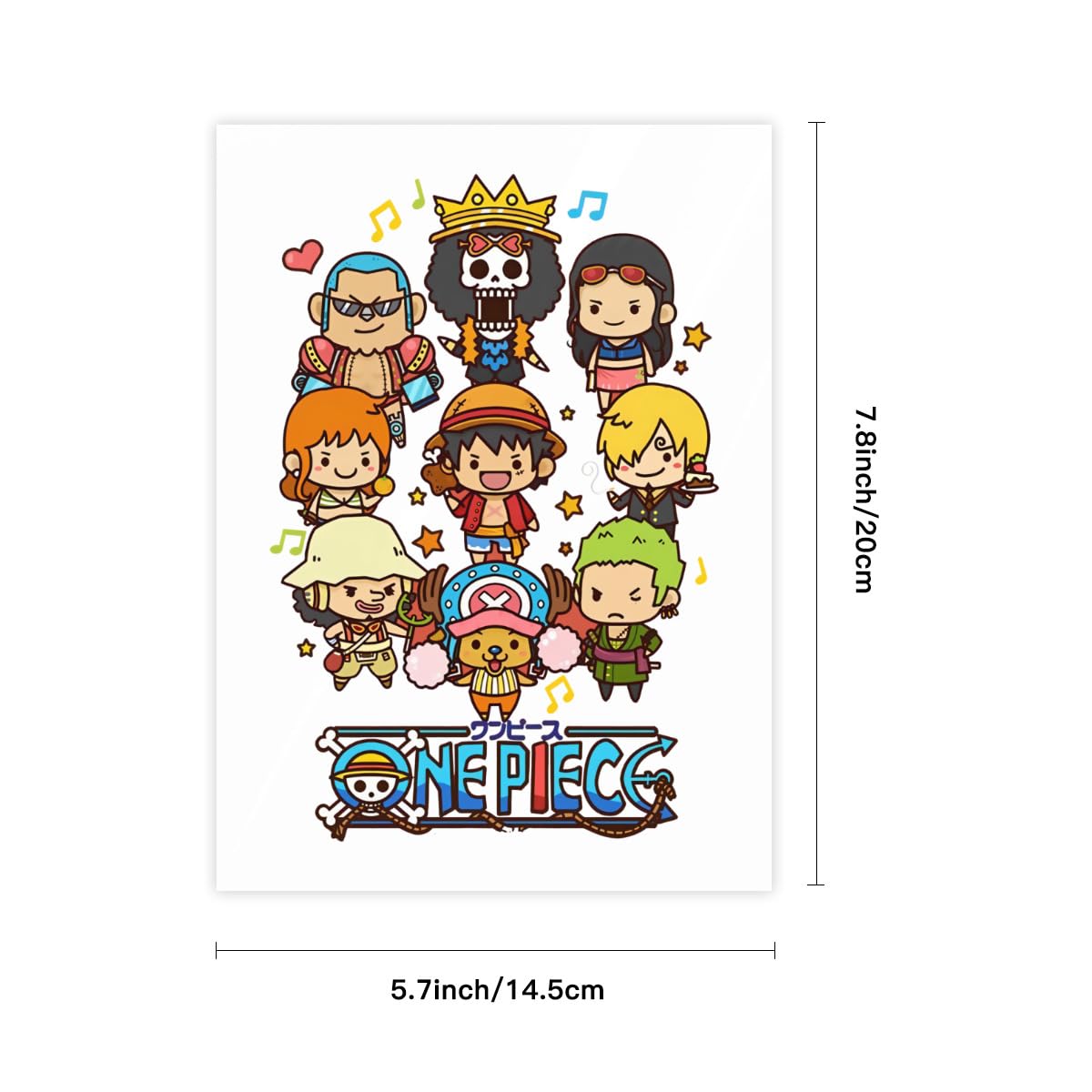 Amazon.co.jp: ワンピース ONE PIECE ステッカーセット クリスタル
