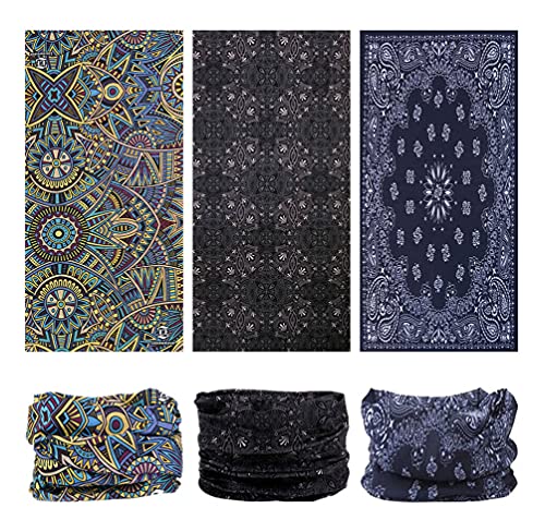 Image of VANCROWN Headband Neck Gaiter Head Wrap Headwear Face Mask Magic Scarf Bandana for Men and Women