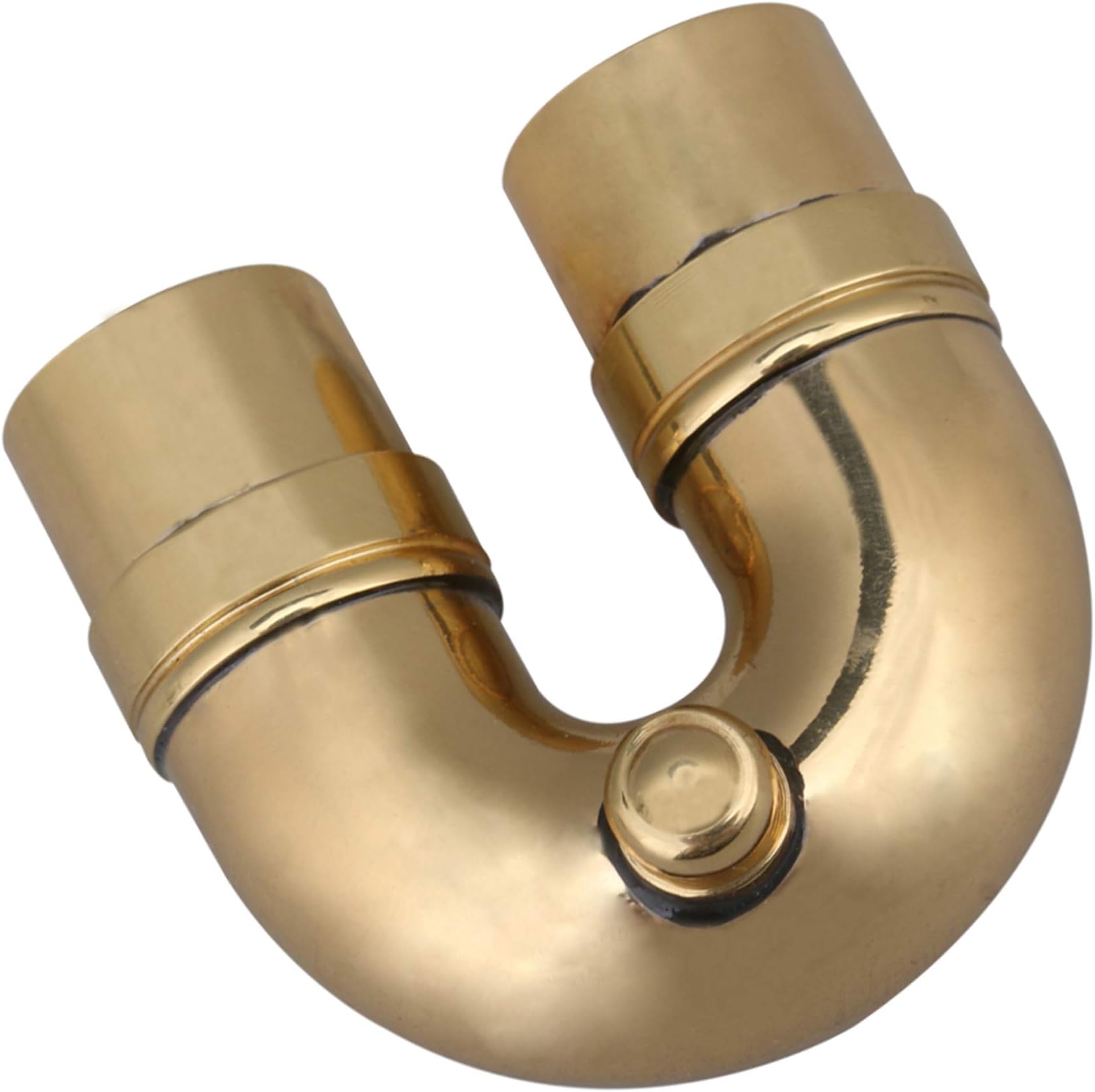 Mxfans Trumpet Parts - Copper Elbow & U Shape Tube DIY Spare Parts - Golden