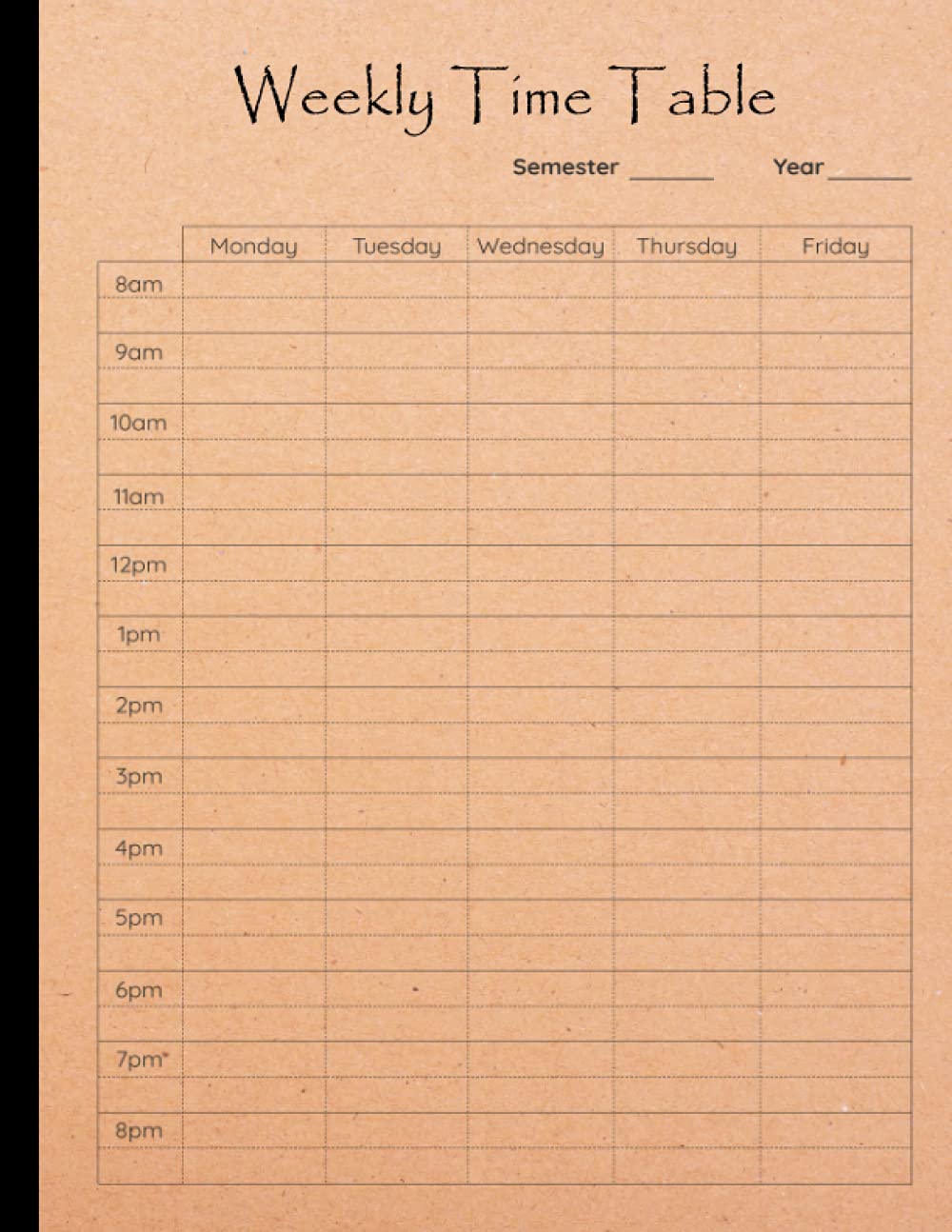FranklinCovey Weekly Timetable Planner: Weekly Planner