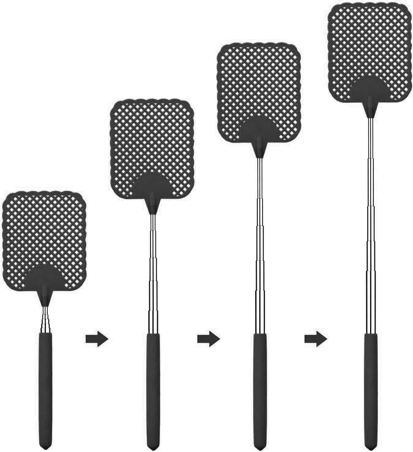 Neudorff Scacciamosche doppio – Innovativo scacciamosche per catturare mosche e zanzare in modo semplice e preciso su pareti e angoli, 1 pezzo