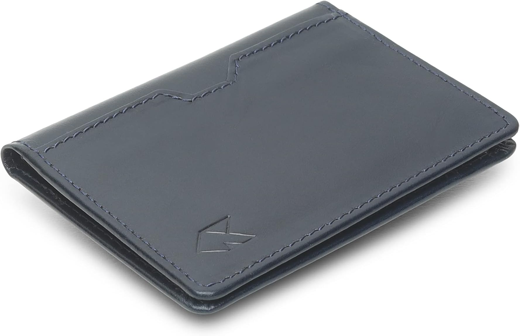 FOXHACKLE Leather Credit Card Holder Wallet for Men and Women, Thin Bifold RFID Blocking Wallet, Slim Front Pocket Minimalist Wallet, Small Card Case