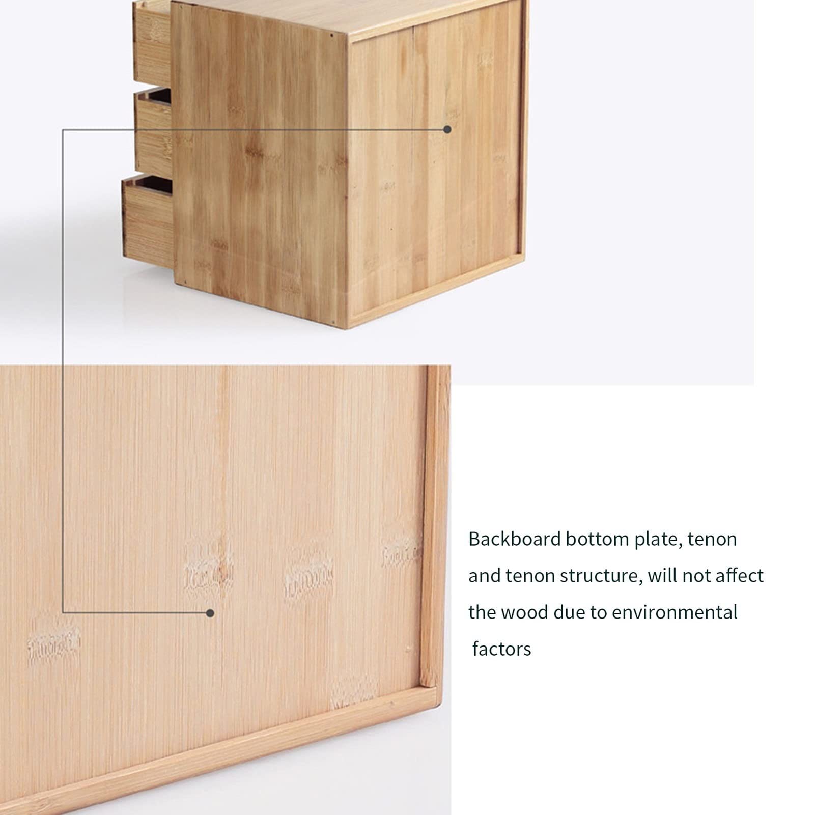 Scatola portaoggetti da scrivania con cassetti - Mobiletto portaoggetti da scrivania, Piccolo Organizer da scrivania, Cassetti Organizer impilabili, Scatola portaoggetti