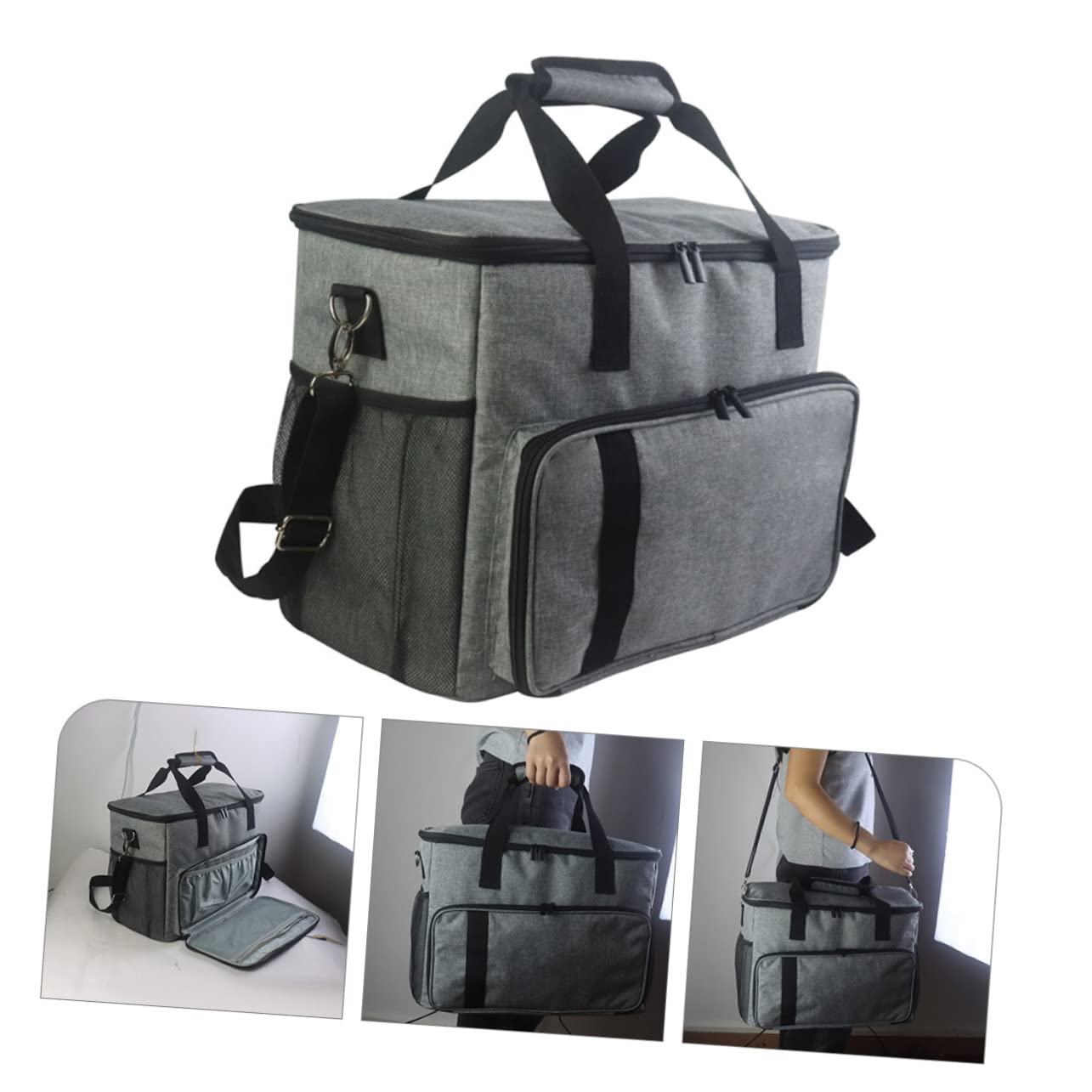 Conter Borsa Custodia a conchiglia Accessori for giochi portatili Stazione di trasporto da viaggio Carte AC a spalla for borsa Console rigide Grip Home Compatibile con l'adattatore di archiviazione fo