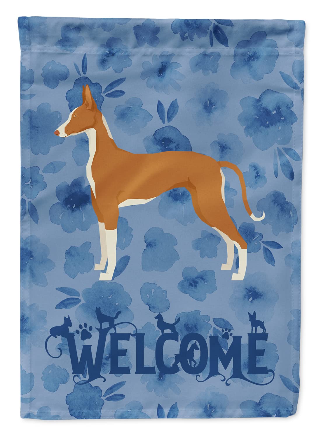 Drapeau de bienvenue jardin multicolore taille S ornement extérieur de maison