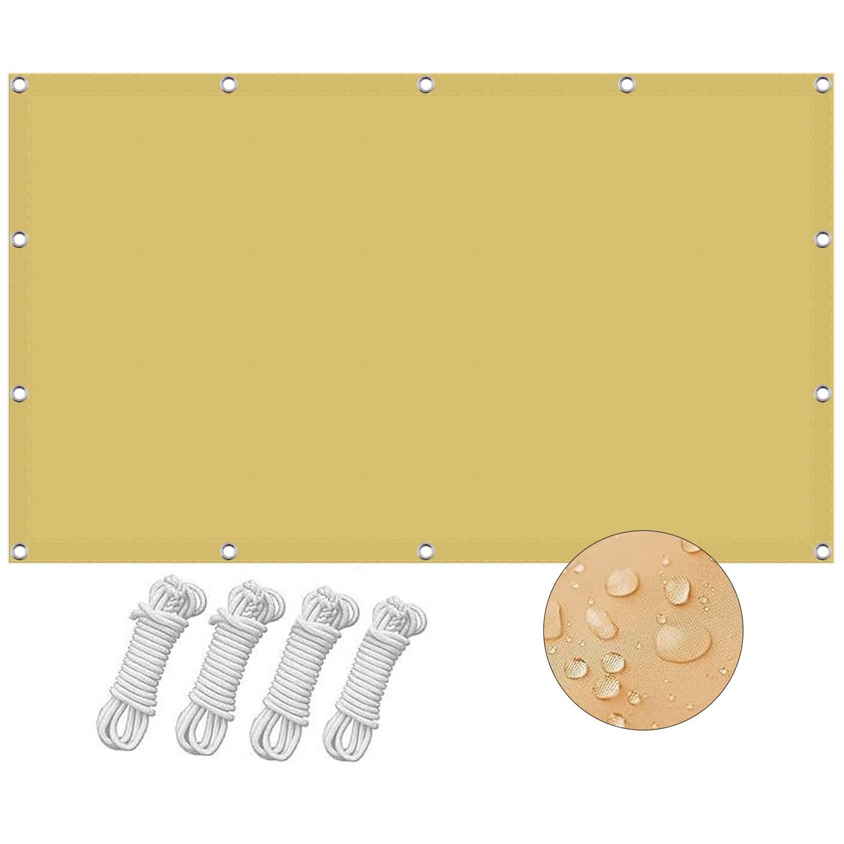 Voile solaire rectangulaire pour terrasse et balcon familial