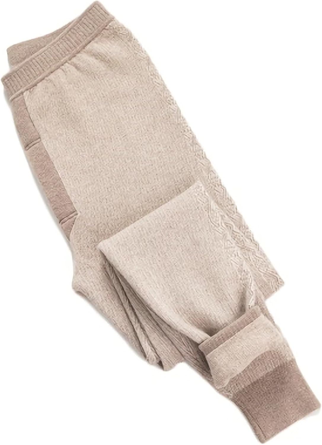 HNVAVQ Thermal Underwear Bottoms,100% Cashmere Pants Men Women Leggings Bottoms Winter Trousers