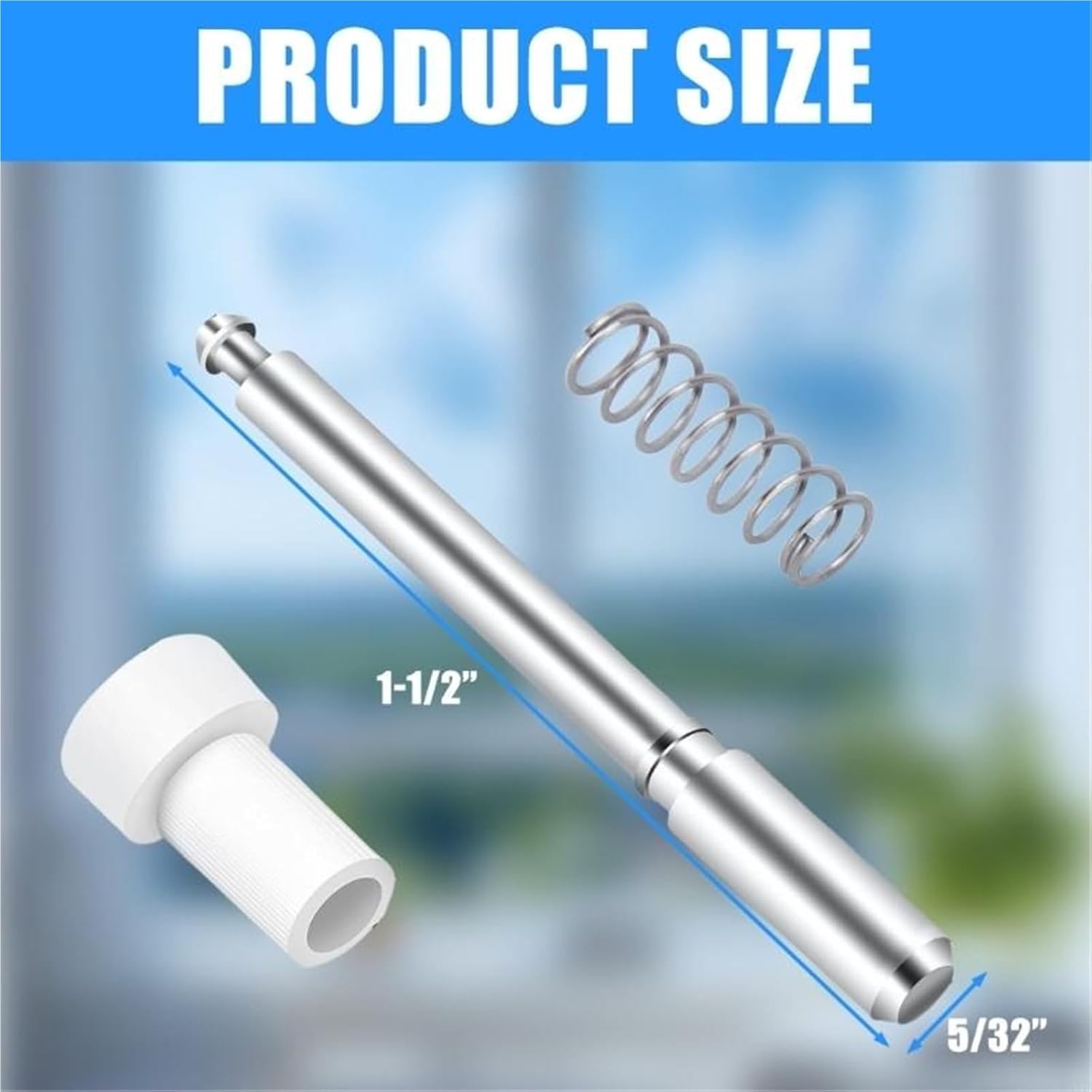 Window Screen Pins 30/60pcs Metal Spring Window Screen Plungers Universal Fit Replacement Fastening Clips(30pcs)