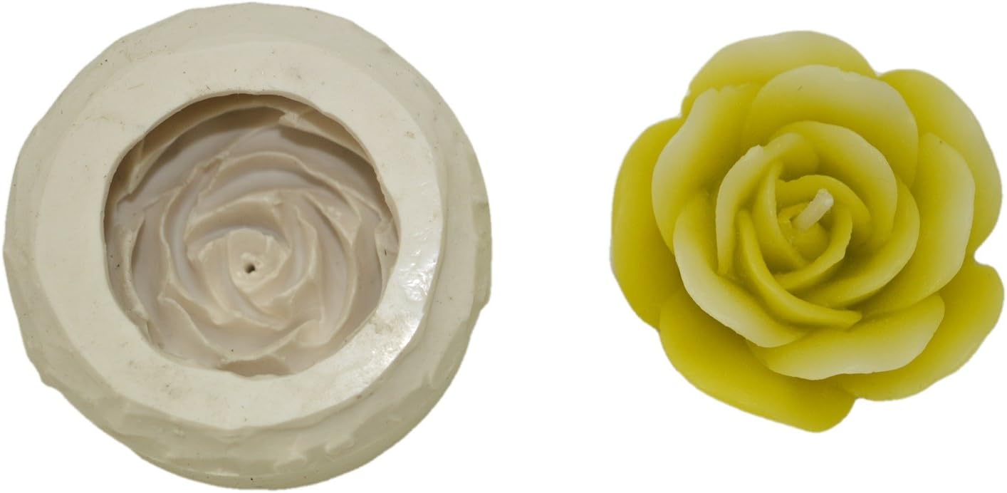 Niral Industries Silicone Flower Candle Mould; 5.5 x 5.5 x 2.5 cm