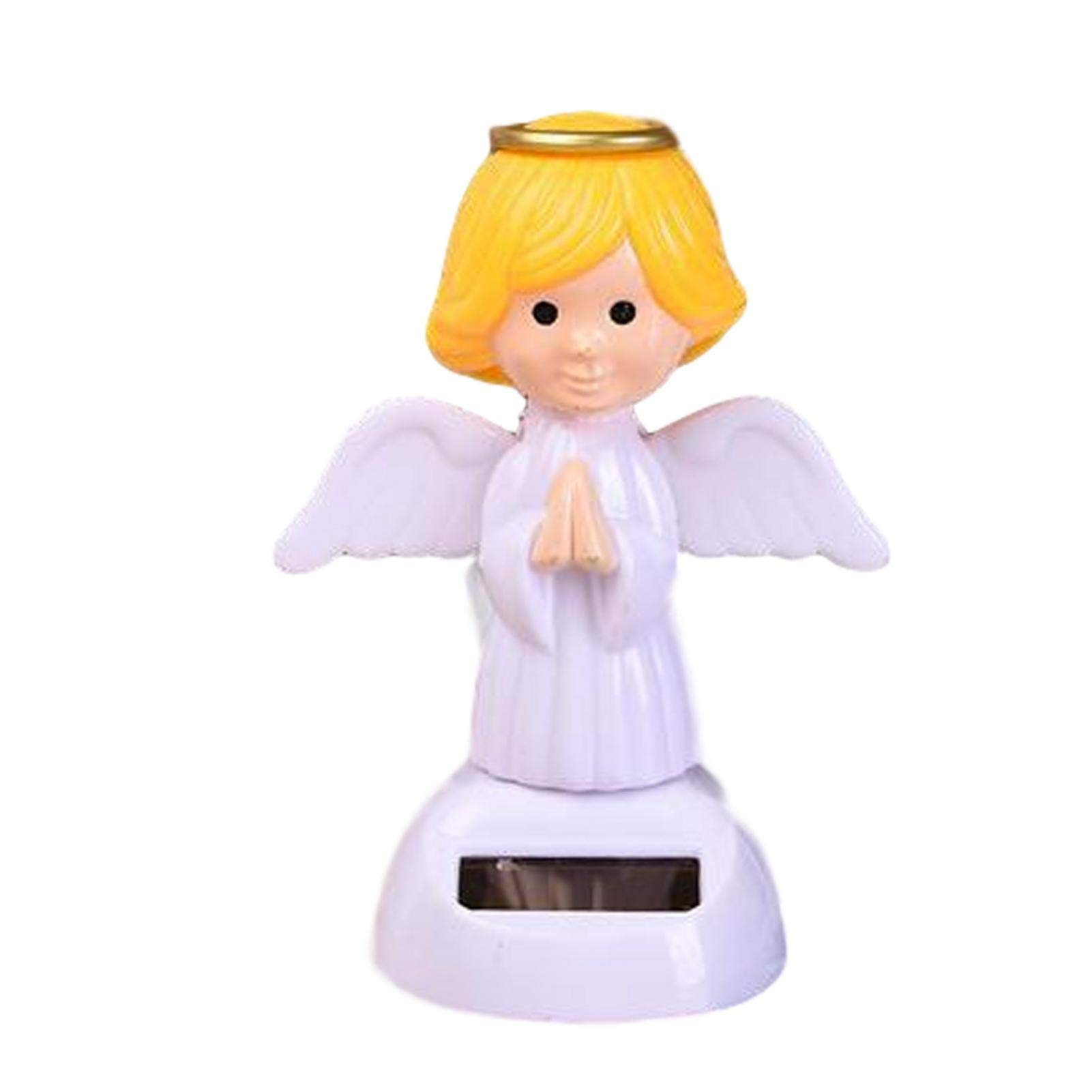 CHENSTAR Christmas Bobblehead Figures, Solar Powered Swinging Doll Bobble Head Animated Figure Ornament for Office Home Desktop, Window Sill, Car Dashboard Decoration