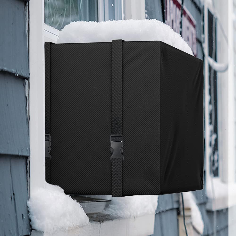Amazon.com: GUEQUITLEX Window Air Conditioner Cover Outdoor, Window AC ...