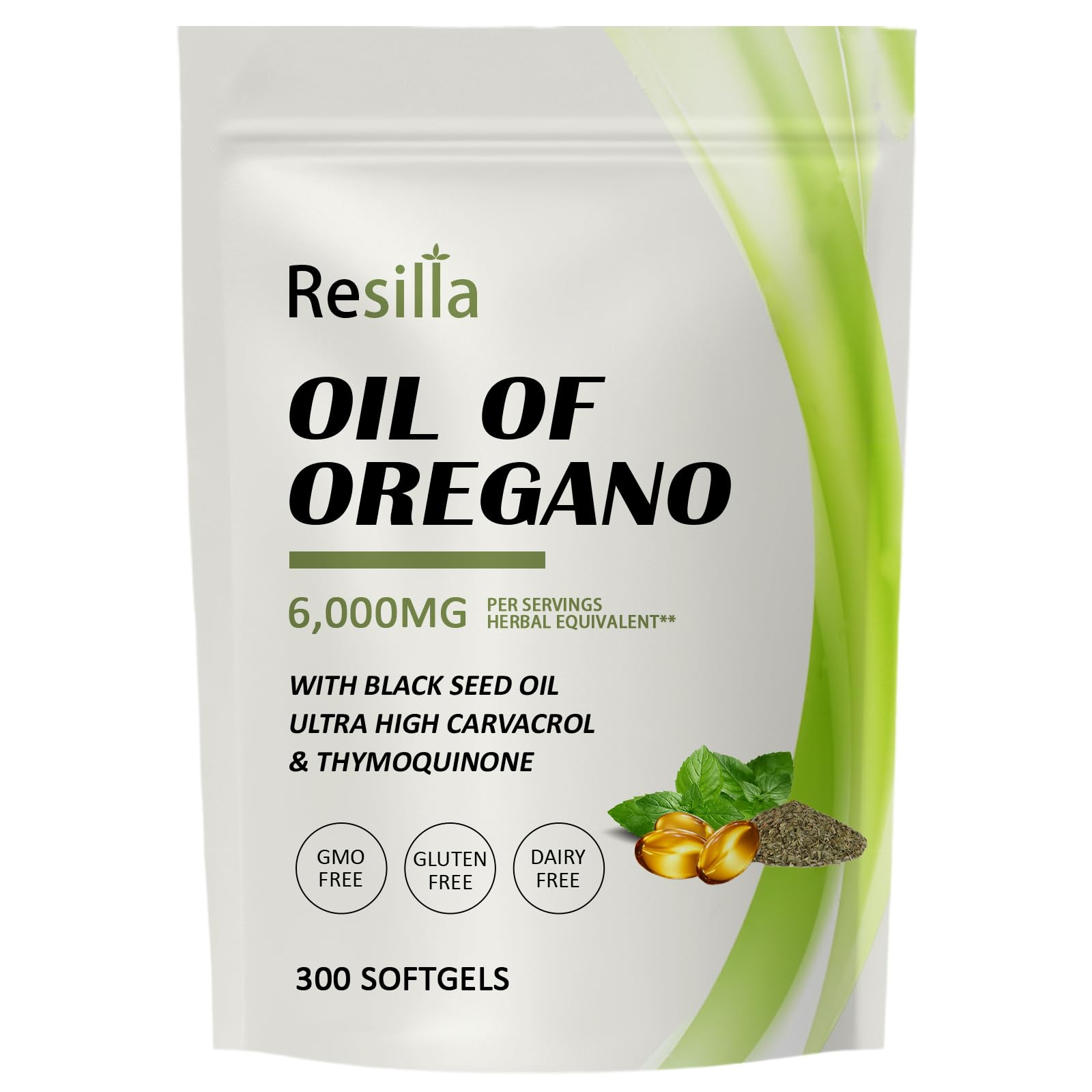 [BRSRGYY3CQNQODQ6] Oil of Oregano with Black Seed Oil - Aceite de Orégano Capsulas,Non-GMO,Gluten Free,Antioxidant & Immune Support (1)