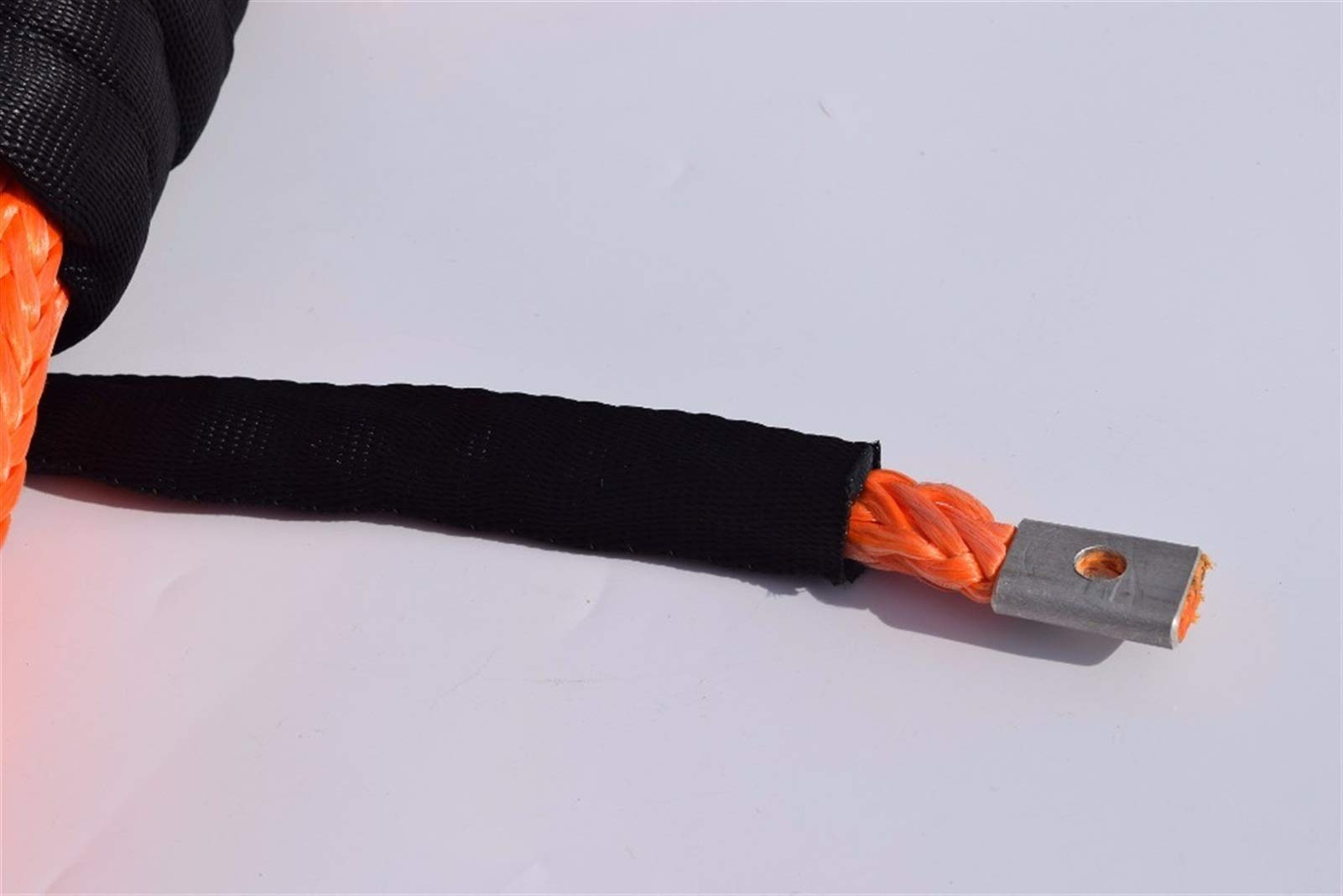 Lina Syntetyczna, 5/16 "* 50ft Orange Syntetyczna linowa wciągarka, kabel Wciągarki ATV, lina holownicza do części samochodowej Offroad
