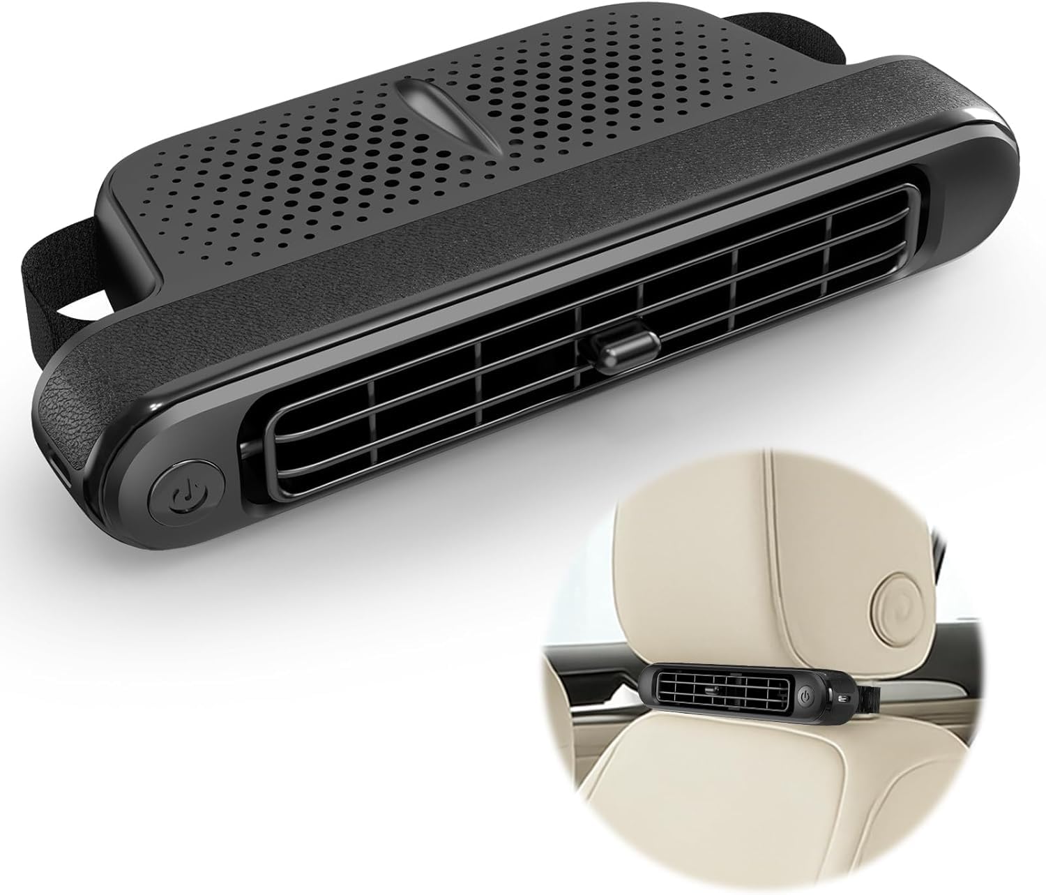 Ventilatore Auto Ventilatore USB per Auto Ventilatore di Raffreddamento Del Sedile Auto Veicoli Ventola di Raffreddamento Elettrica con 3 Velocità Per SUV Camper Camion Seggio d'ufficio