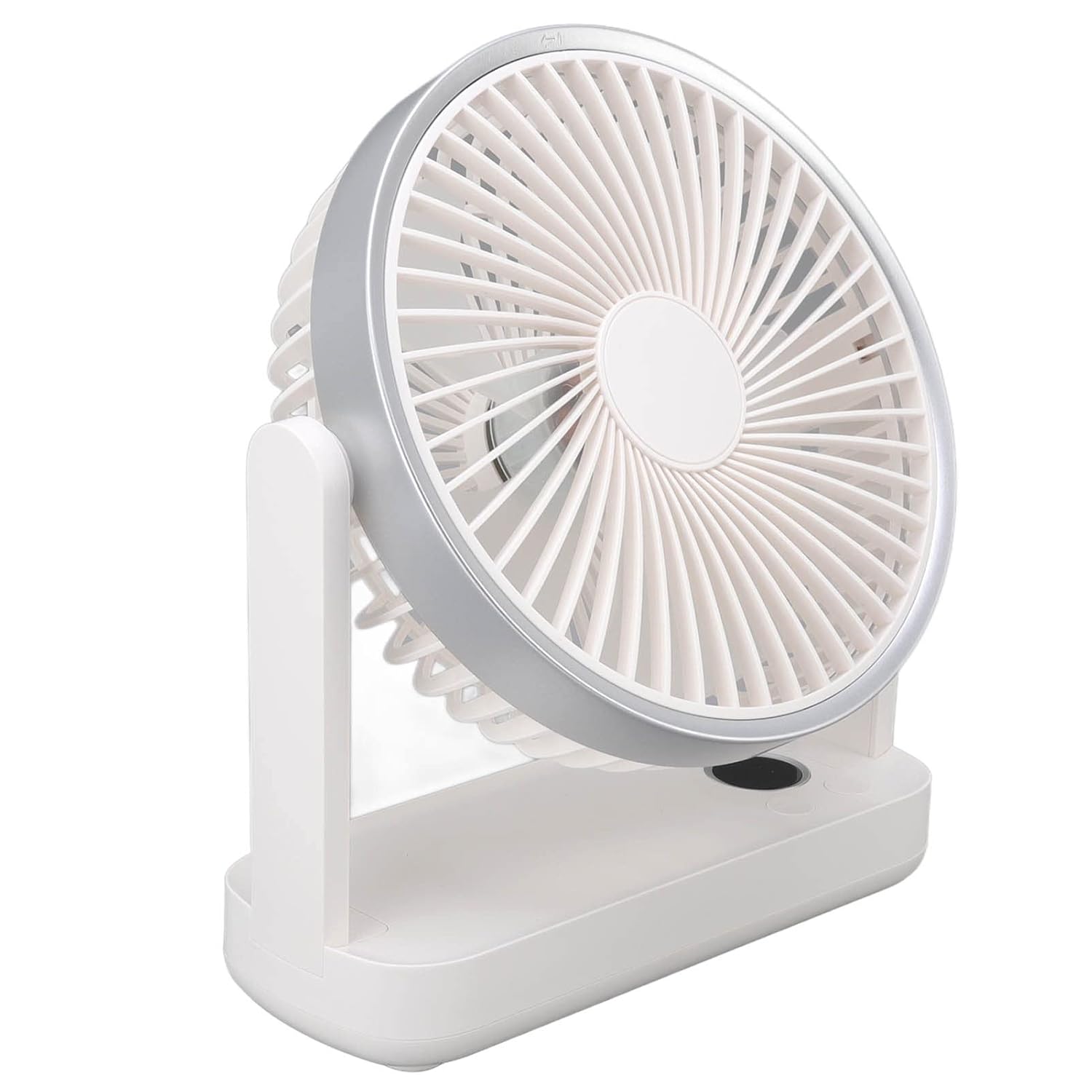 BUJO USB Portable Fan, USB Small Desk Fans 5000mAh Battery LED Display