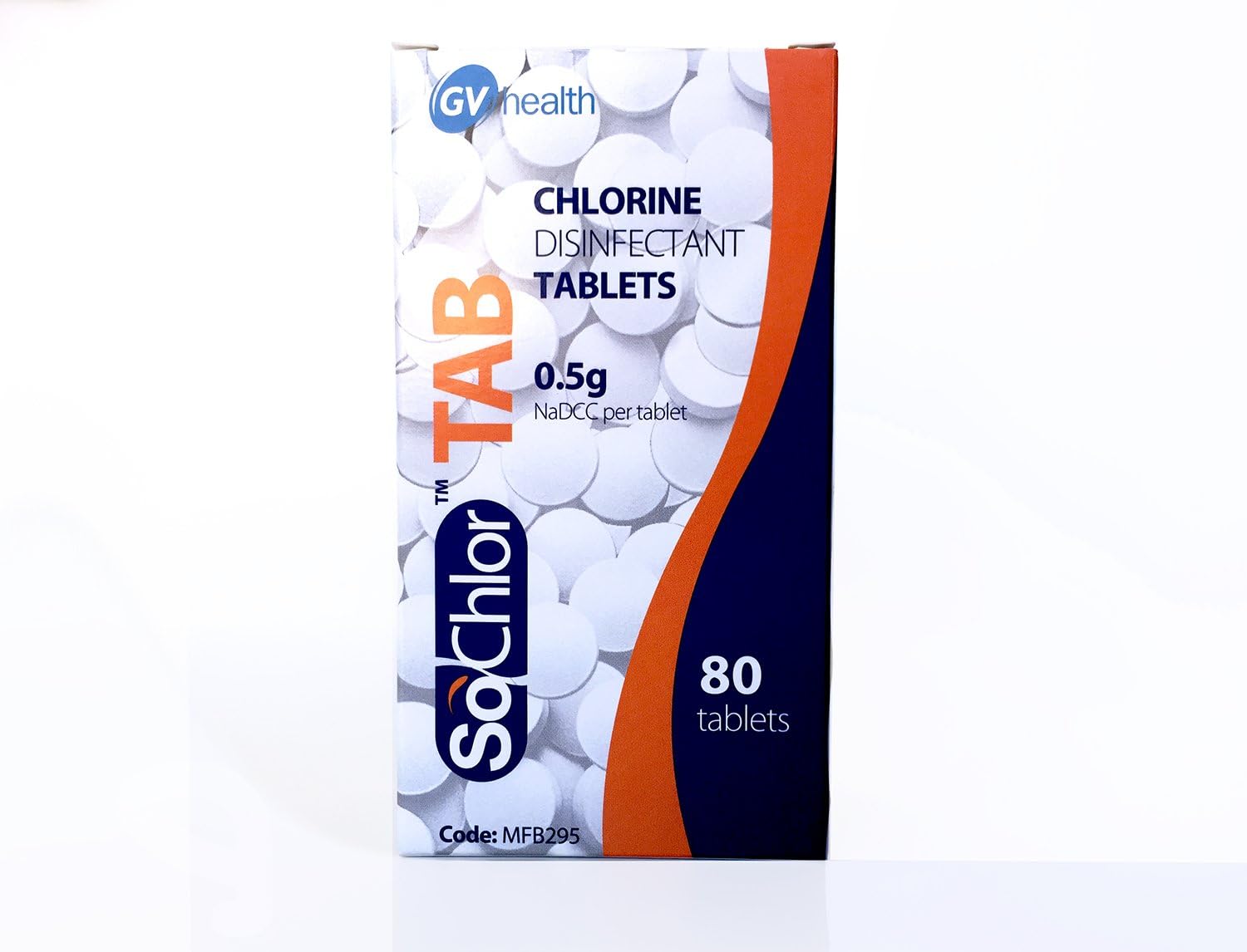 TAB 0.5g Foil Chlorine Disinfection Tablets (1 Box of 80 Tablets)