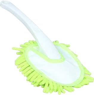 Mini Car Brush, High Density Auto Interior Detail Brush, Long Handle & Portable Car Interior Cleaning Brush, Green neon