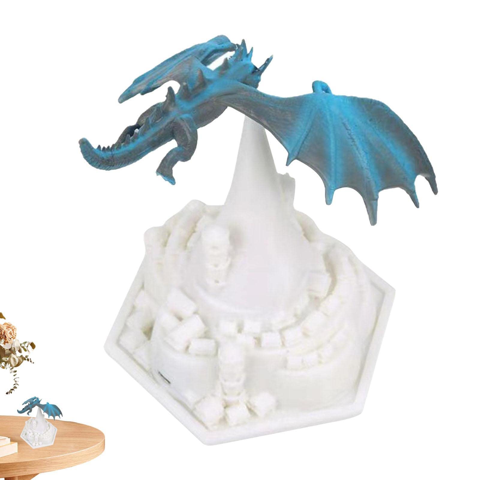 Dragon Lamp, 3D Geprint Nachtlampje Dragon Lamp Vuurademende Dragon