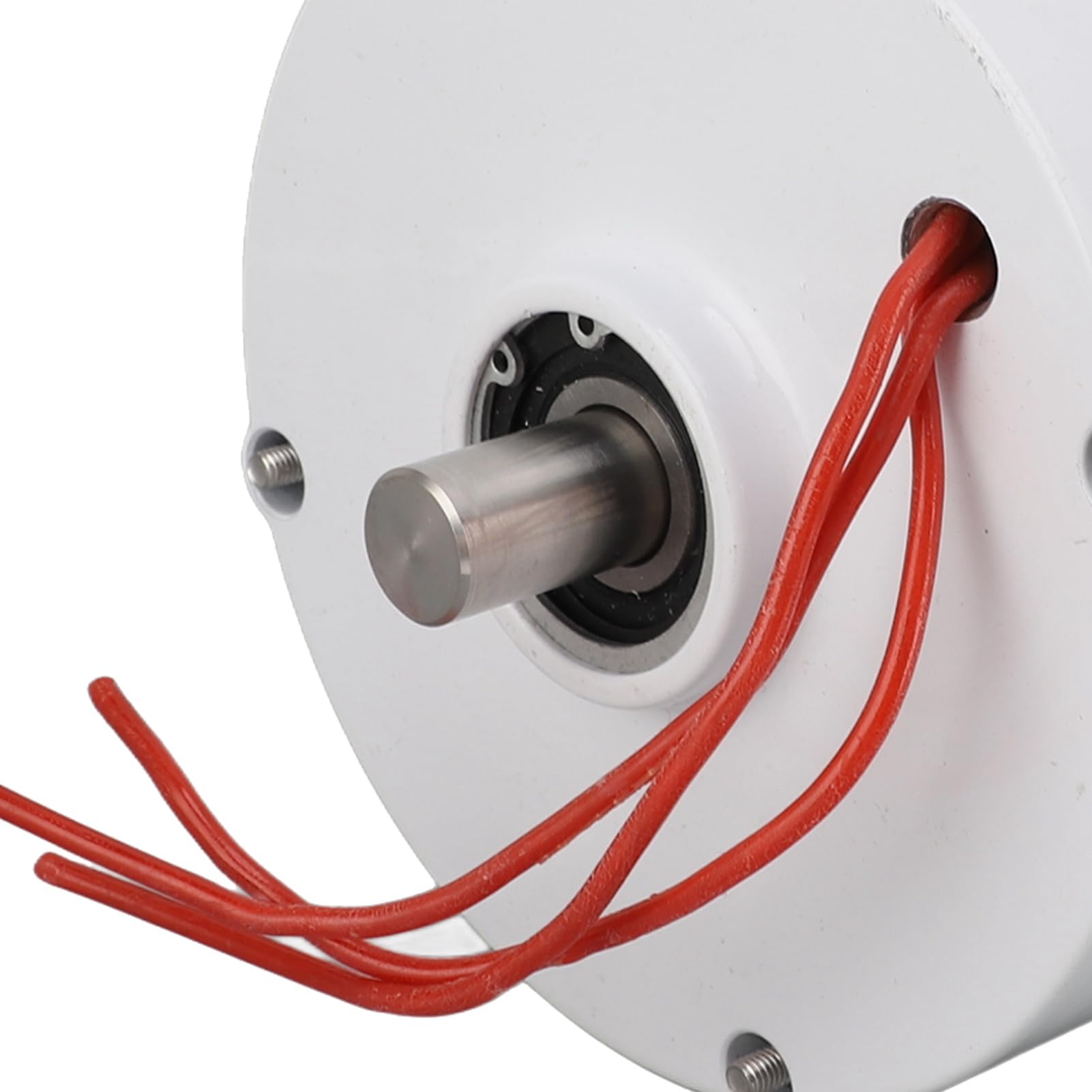 Cocoarm Generatore a Magnete Permanente Alternatore Trifase a Doppio Albero da 24 V con Struttura in Acciaio Al Carbonio in Lega di Alluminio per Uso Domestico di Turbine Eoliche Verticali e (200W)