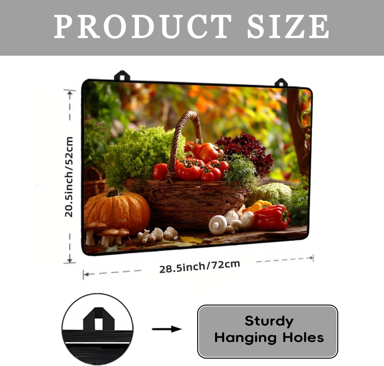 Food Fruit Glass Stove Top Cover Protector,Various Fresh Fruits Vegetable Electric Stove Top Cover Glass Top Stove Cover Protector,Kitchen Restaurant Stove Top Cover Decor Accessories