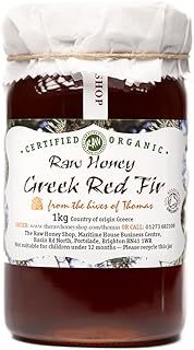 Thomas' Raw Artisan Raw griechischer Tannenhonig – Premium Qualität Gold Award Gewinner/kaltgepresster antibakterieller Ho...
