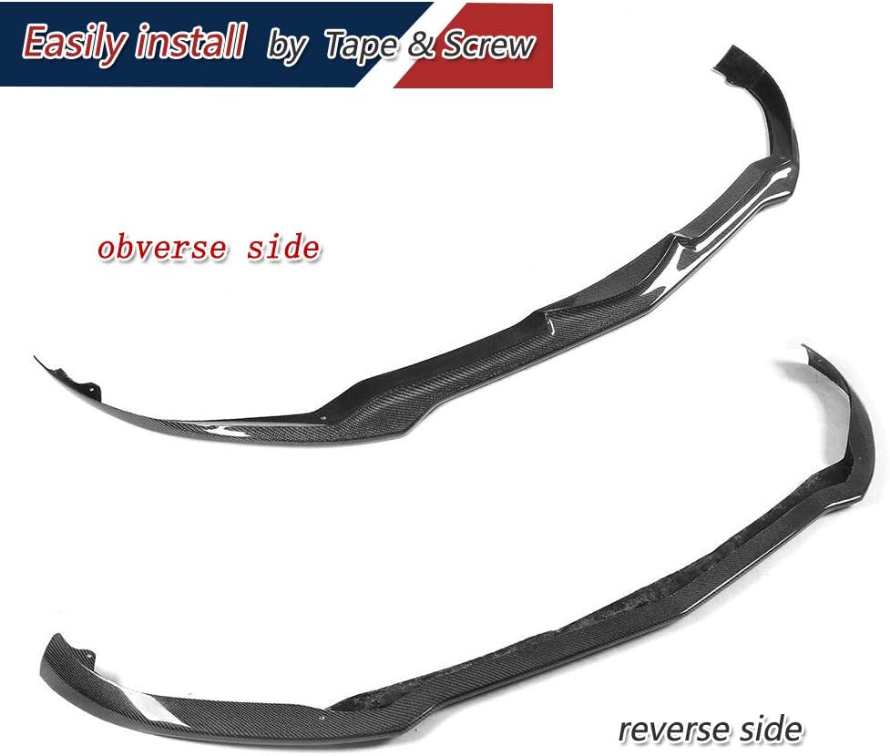 Carbon Fiber Front Lip Compatible with 2017-2021 Alfa Romeo Giulia Sport 2017-2021 Front Bumper Lip Chin Spoiler Splitter Body Kits Factory Outlet