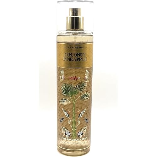 Bath & Body Works Coconut Pineapple Fine Fragrance Mist 8 Fluid Ounce Body Spray