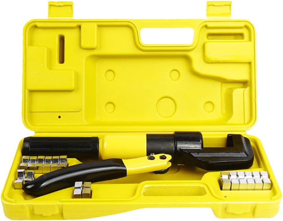 Hydraulic Wire Crimper Battery Cable Lug Terminal Crimping Tool Set