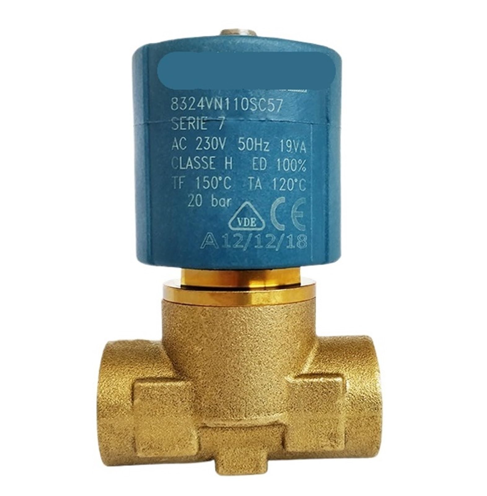 Électrovanne 4 points G1/2 modèle 8324VN110SC57 pour réguler vos circuits d'eau