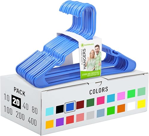 Eldorado Perchas para ropa de tamaño adulto, plástico, ideales para uso diario estándar, ropa, camisas, blusas, camisetas, vestidos, chaquetas, Eldorado Perchas para ropa de tamaño adulto, plástico, ideales para uso diario estándar, ropa, camisas, blusas, camisetas, vestidos, chaquetas,